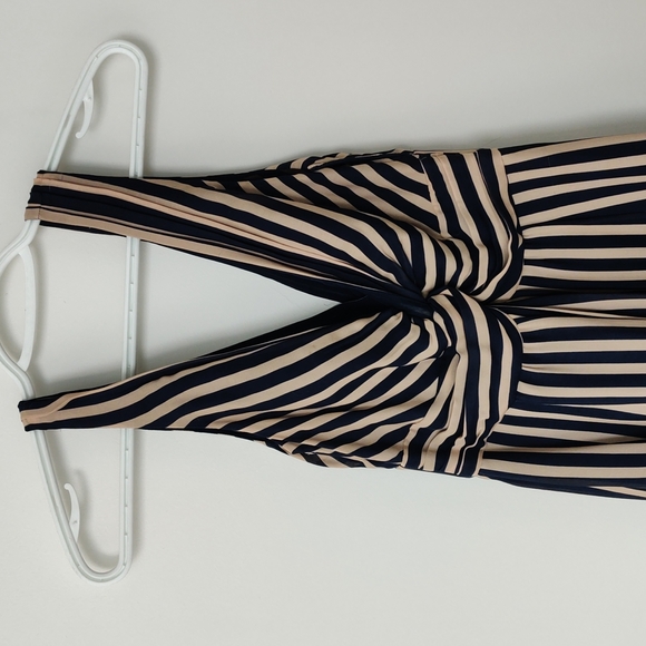 Ted Baker draped stripe pattern Silk Dress - Picture 2 of 4